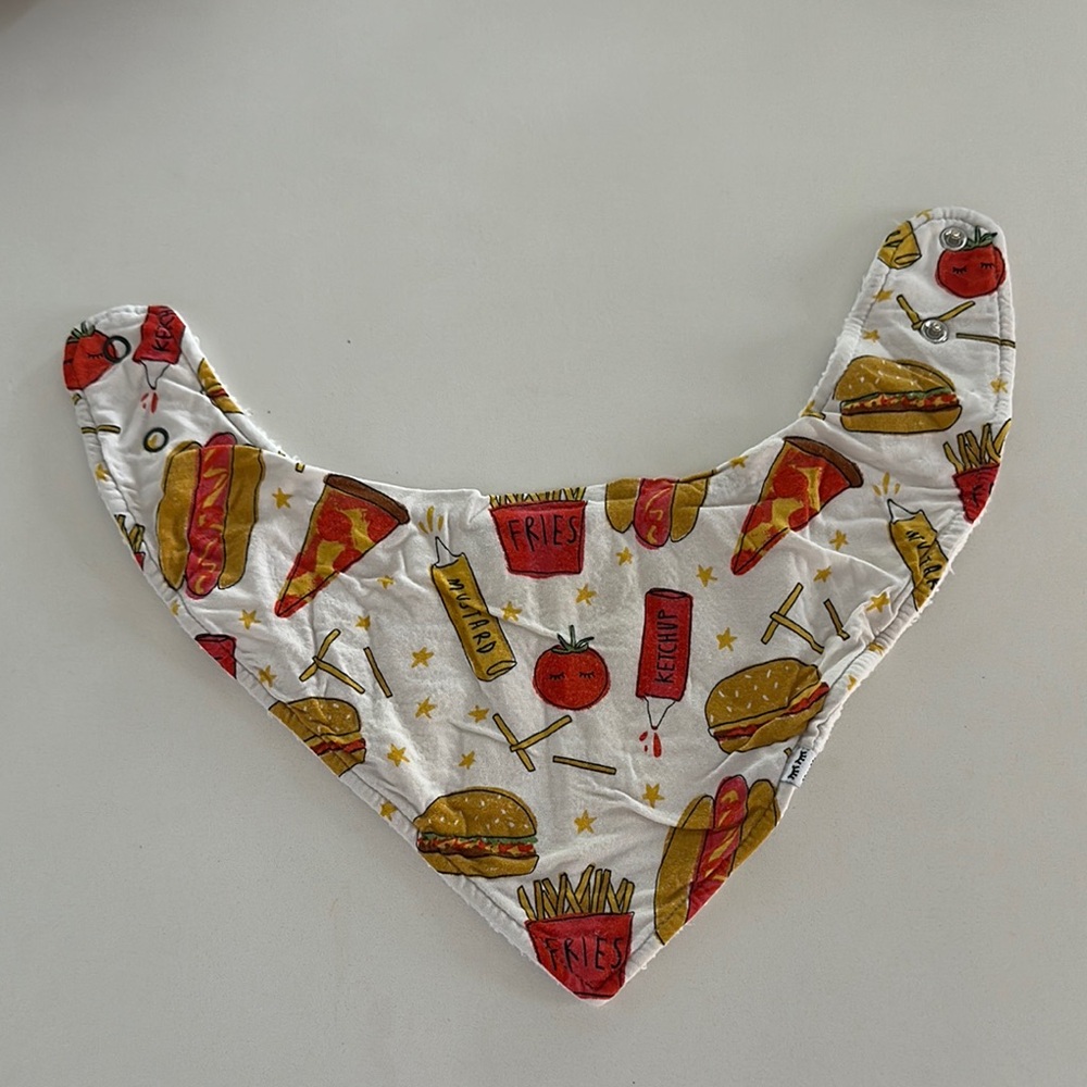Fast Foodie Little Sleepies Bandana Bib